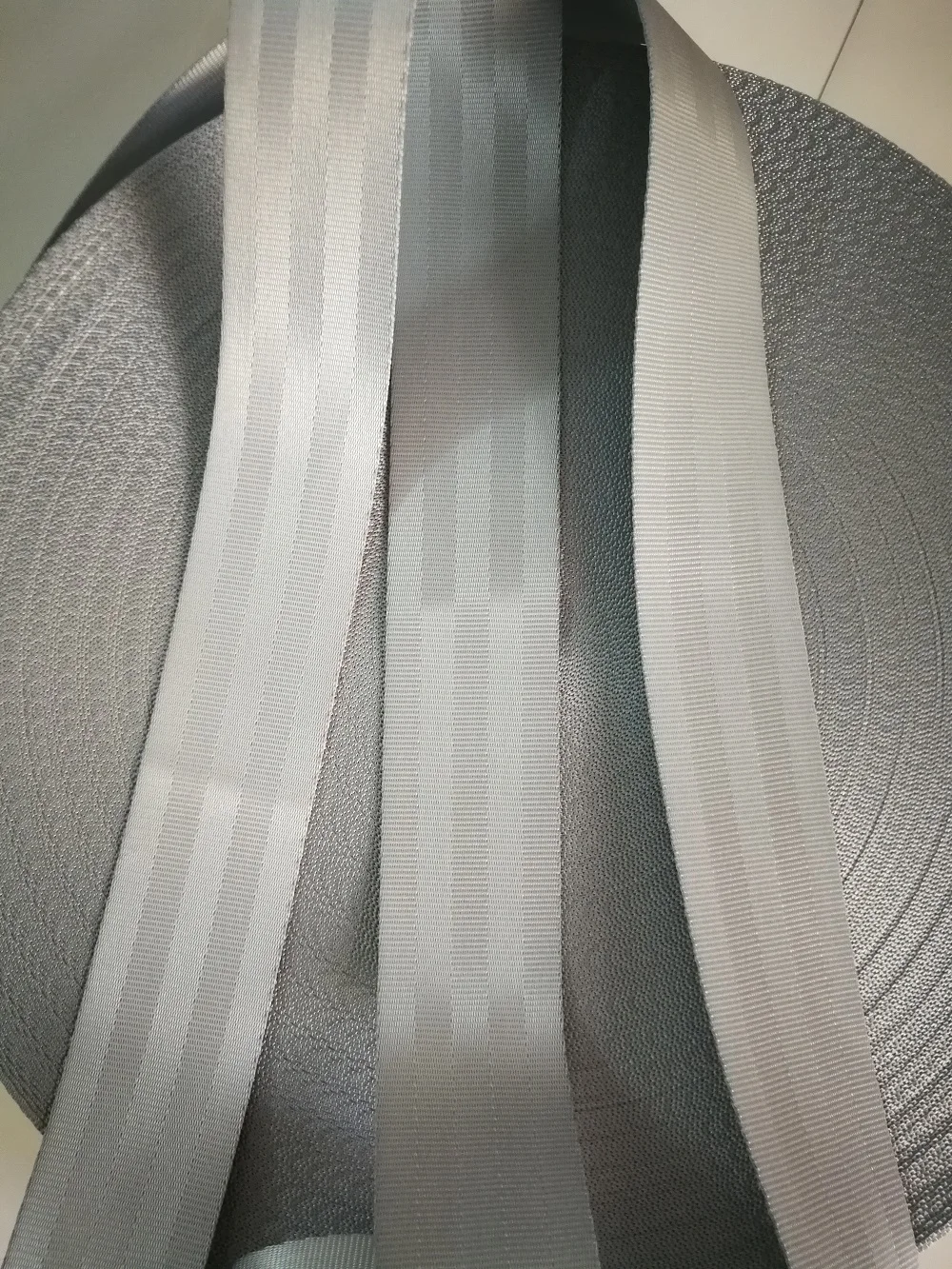 Silver 3M-30M Personalized Modification Car Seat Belt Webbing Universal Car  3C Certified Child Safety Belt Car Accessories