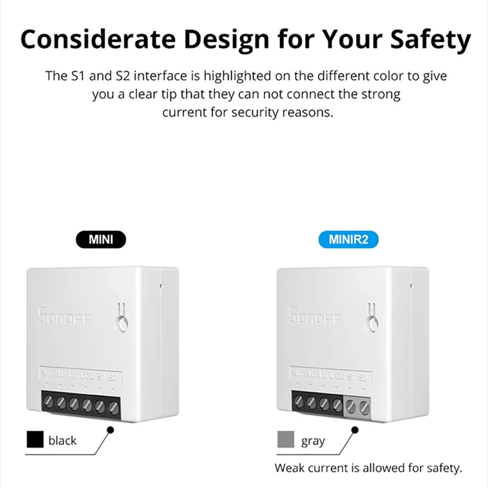 Sonoff MINI2 APP fai-da-te telecomando intelligente programma Timer stato di accensione vocale modalità fai-da-te Wifi bidirezionale Smart Switch Smart Home