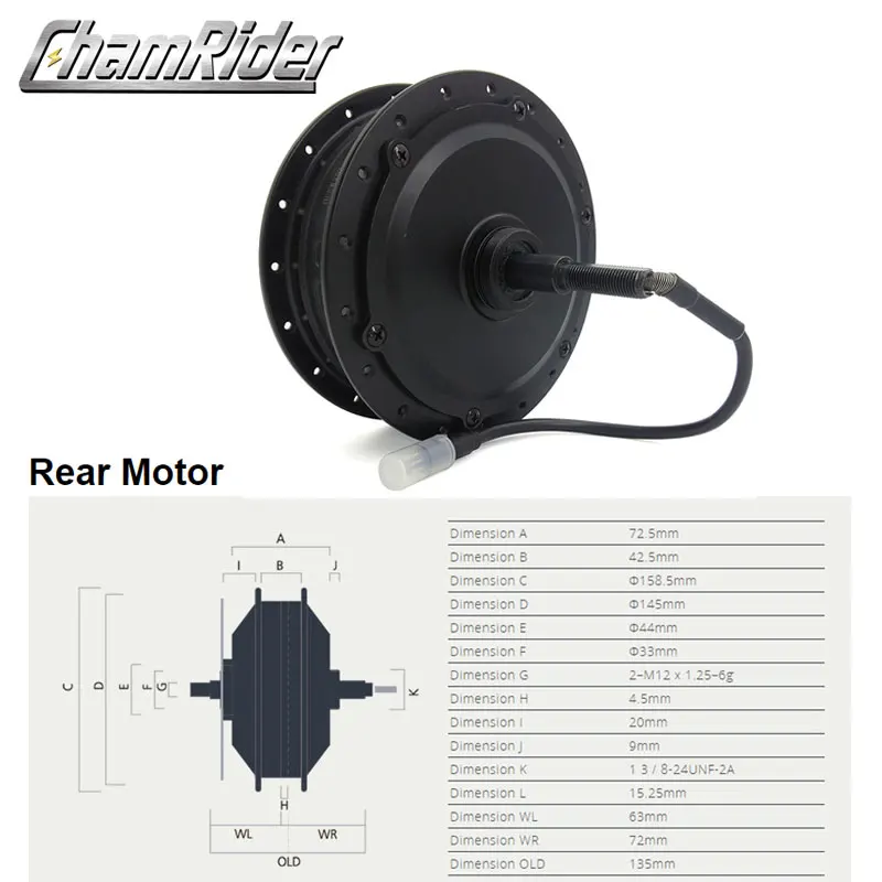 36V 48V 350W 500W bafang 8fun SWX02 Gear Hub Motor High Speed E-bike Front Rear Cassette RM G020.350.D DC G020.500.D DC