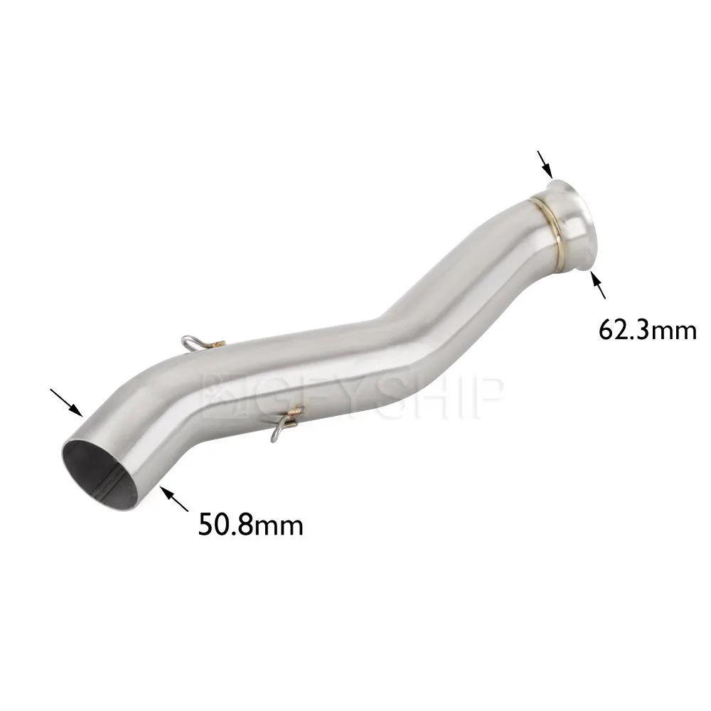 For KTM 890 Adventure / R 2021 2022 2023 890 Adventure R Rally 890 ADV Escape Slip-on Motorcycle Exhaust Muffler Mid Link Pipe