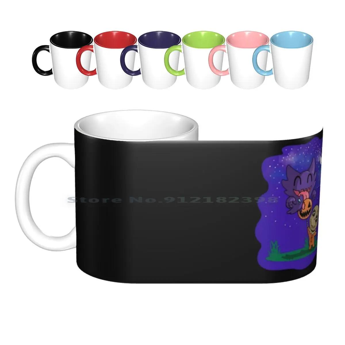 Sam And Haunter Ceramic Mugs Coffee Cups Milk Tea Mug Pokeball Green X Y Sapphire Emerald Crystal Gold Silver Platinum Diamond