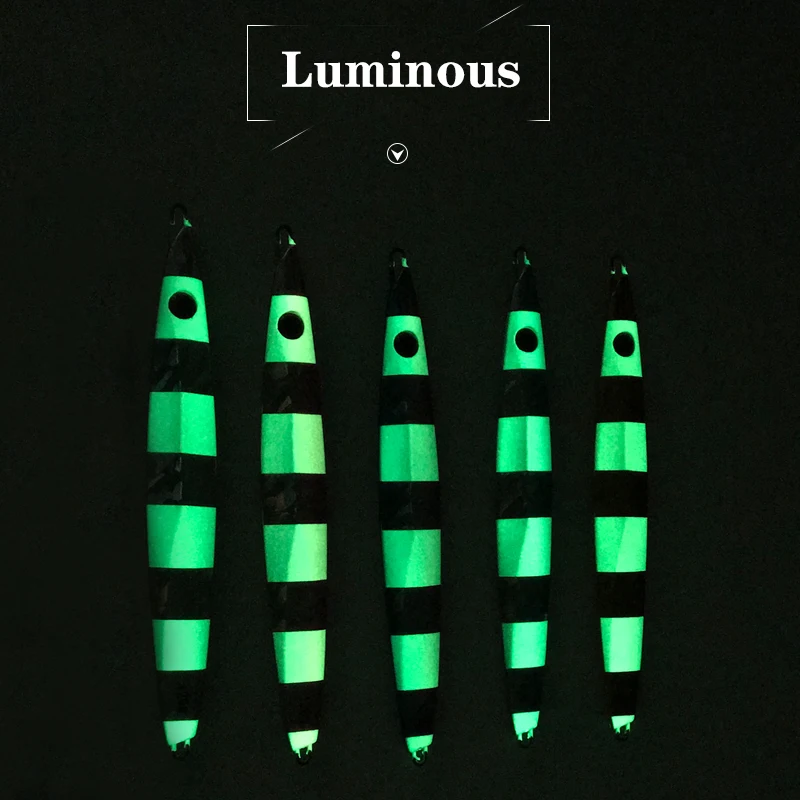 Jig metálico luminoso Obsession J27 – Hundimiento lento y caída rápida - imagen 5