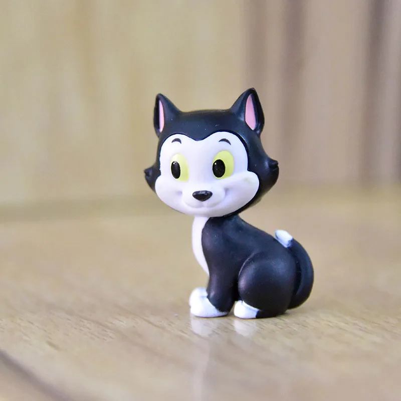 Figuras de acción de Pinocho de Anime de Disney, colección de juguetes, amigo de Pinocho Figaro, modelo de gato, juguetes, regalos para niñas