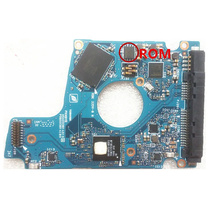 

hard drive PCB controller G3814A for Toshiba 2.5 inch SATA hdd data recovery hard drive repair MQ02ABD100H MQ02ABF050H