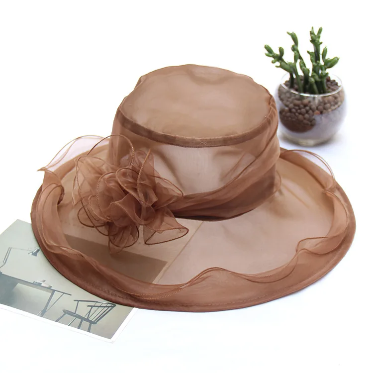 2020 boné feminino elegante borgonha branca, chapéu fascinator para noiva boné de flor para casamento igreja acessórios de cabelo