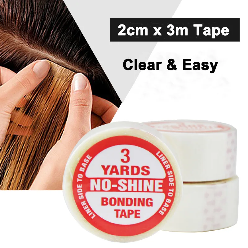 6pcs 3yards Lace Front Wig Tape Waterproof Strong Wig Adhesive Tape Double Sided Hair Extension Tape for Wig Toupees Hairpieces