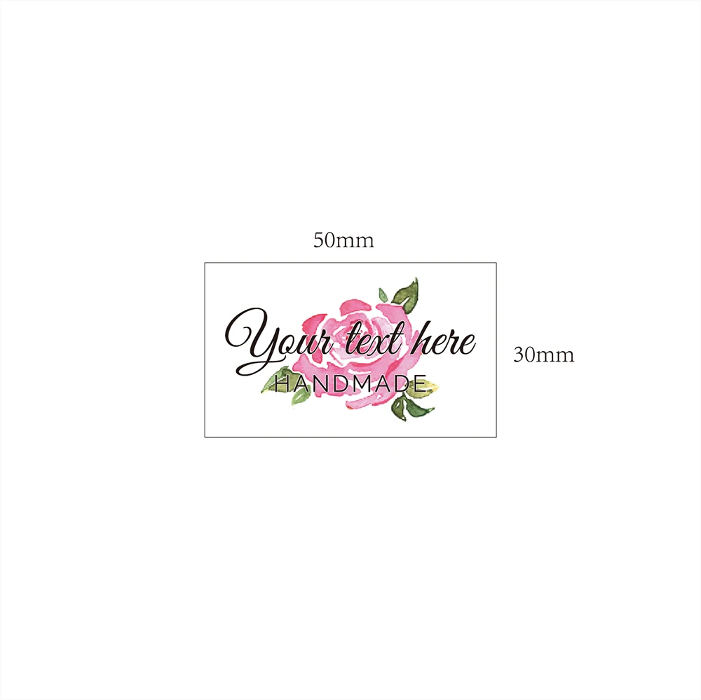 40pcs Ironing Labels, Logo or Text, Iron on Cotton , Clothing Labels, Custom Design, Ironing tags (TB3120)