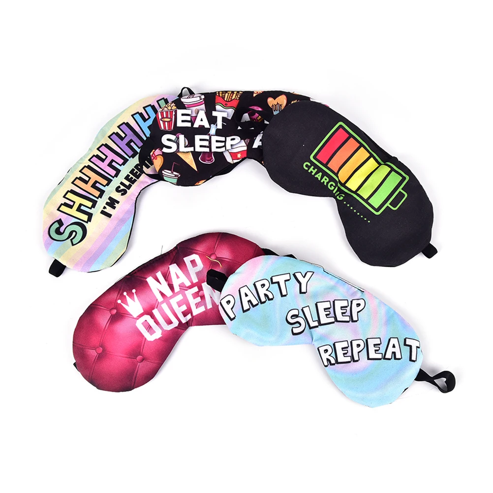 1PC Women Girls Sleep Mask Rest Travel Relax Sleeping Aid Blindfold Cover Eye Patch Sleeping Mask 3D Eye Mask Case Sleep Rest