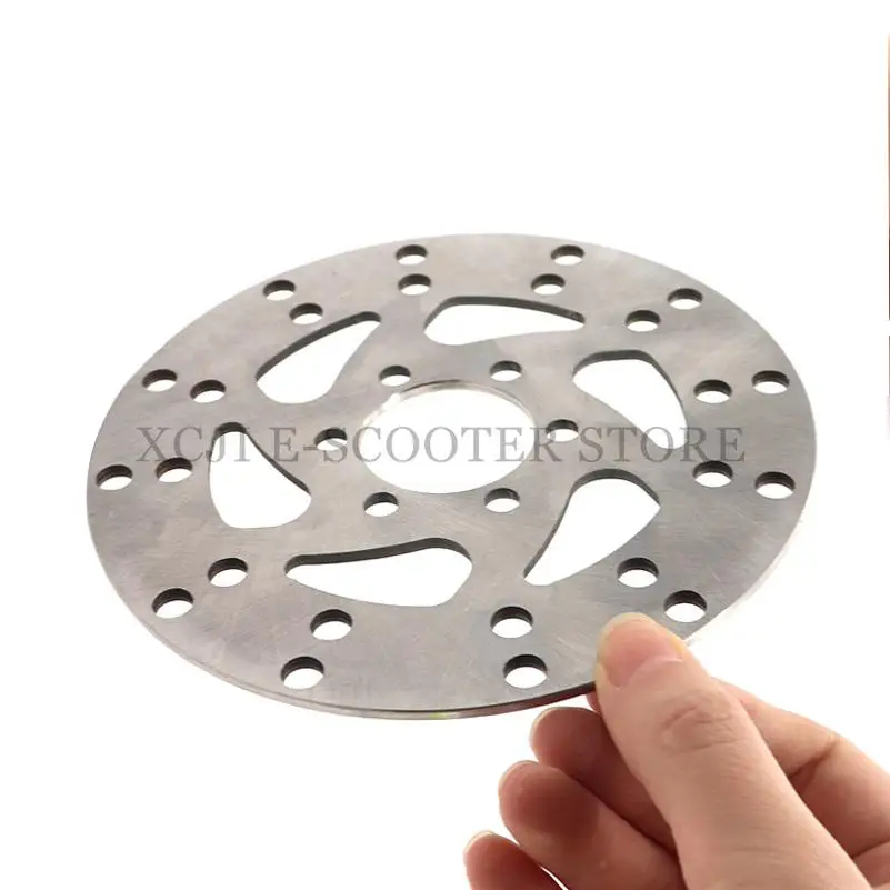 Rotor de disco de freno de 140 mm y 6 pernos, almohadilla estable y confiable de acero inoxidable para la mayoría de los bujes