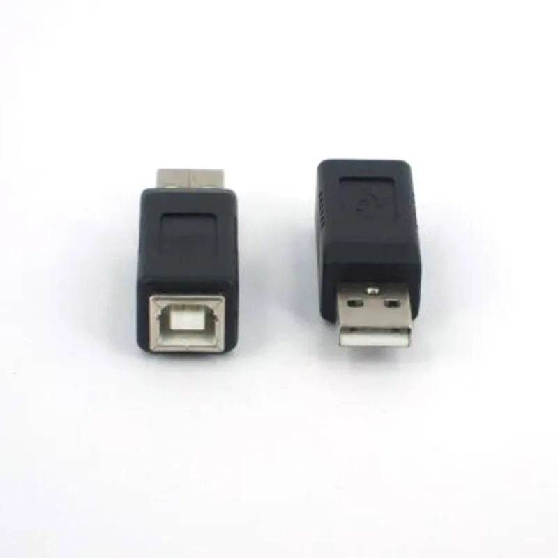 Conector USB 2,0 hembra A USB tipo A tipo B macho A macho hembra A macho Adaptador Negro convertidor de electrónica L1