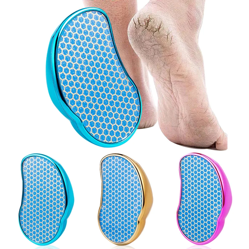 Exfoliate Foot Hard Dead Skin Pedicure Remover Scrubber Peeling Artifact Peeling Nano Glass Foot Plate File Pedicure Tools