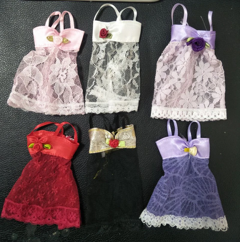 1/6 Scale Doll Dress Wear Skirt Dollhouse Outfit Clothes Girl's Toy Miniskirt Strap Wrap Dress For 1/6 BJD Doll Accessories