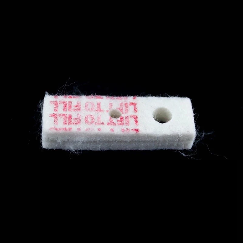 50pcs Universal Oil Absorbent Cotton Pads Replacement Sealed Bottom Sealing Gasket For Zippo Kerosene Lighter Lighter Gadget