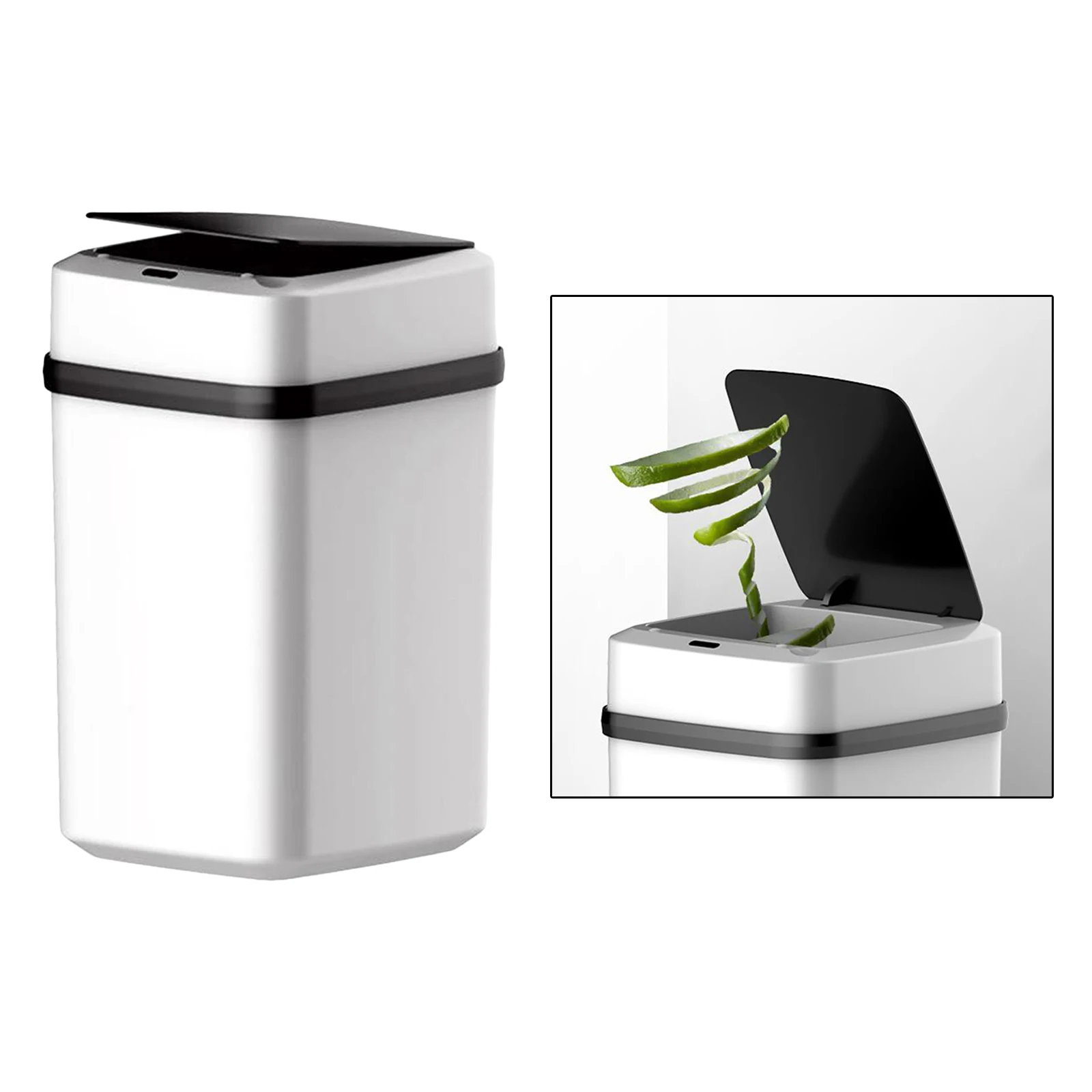 12L Smart Induction Trash Can Smart Sensor Small Automatic Trash Bin Home intelligent Electric garbage for Bedroom Bathroom