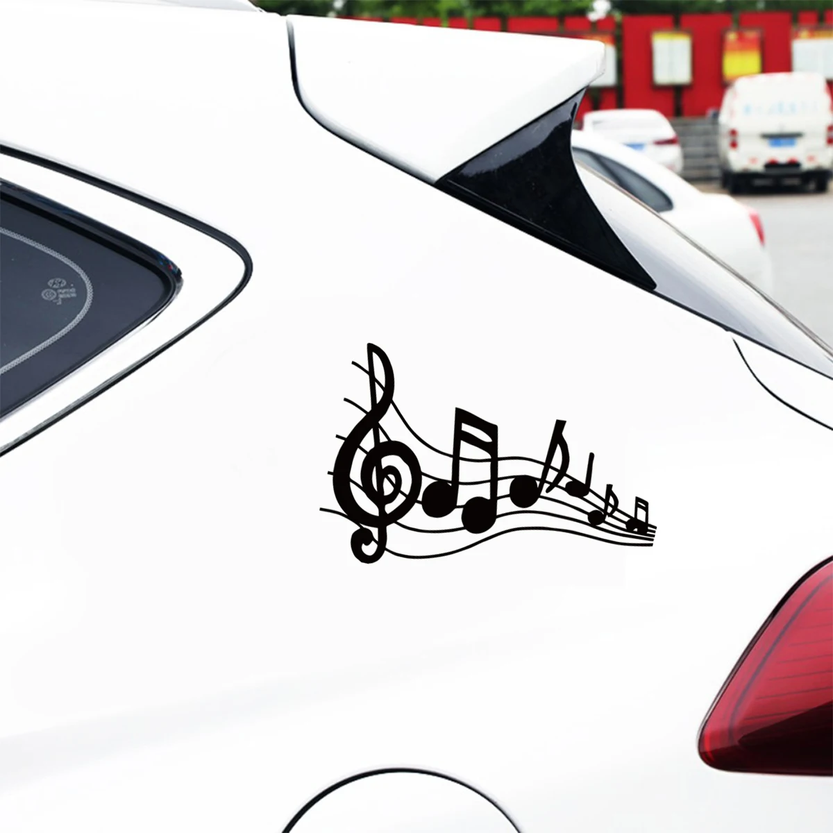 Musical note Car Sticker Decal For Cars Auto Motorcycle Bumper Window Door Body JAYJOE Dropshipping Vinyl Music Car Stickers