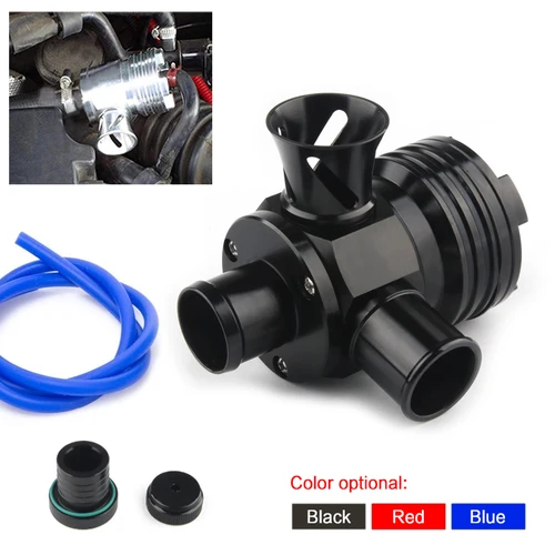 Válvula de descarga S desviador Turbo BOV Boost para VW Audi 1,8 T Golf Jetta New Beetle Passat A4, TT BOVT0011 con logotipo y no logotipo