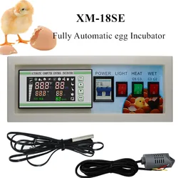 XM-18SE Automatic Egg Incubator Controller Intelligent Humiture Incubator Digital Thermostat With Temperature Humidity Sensor