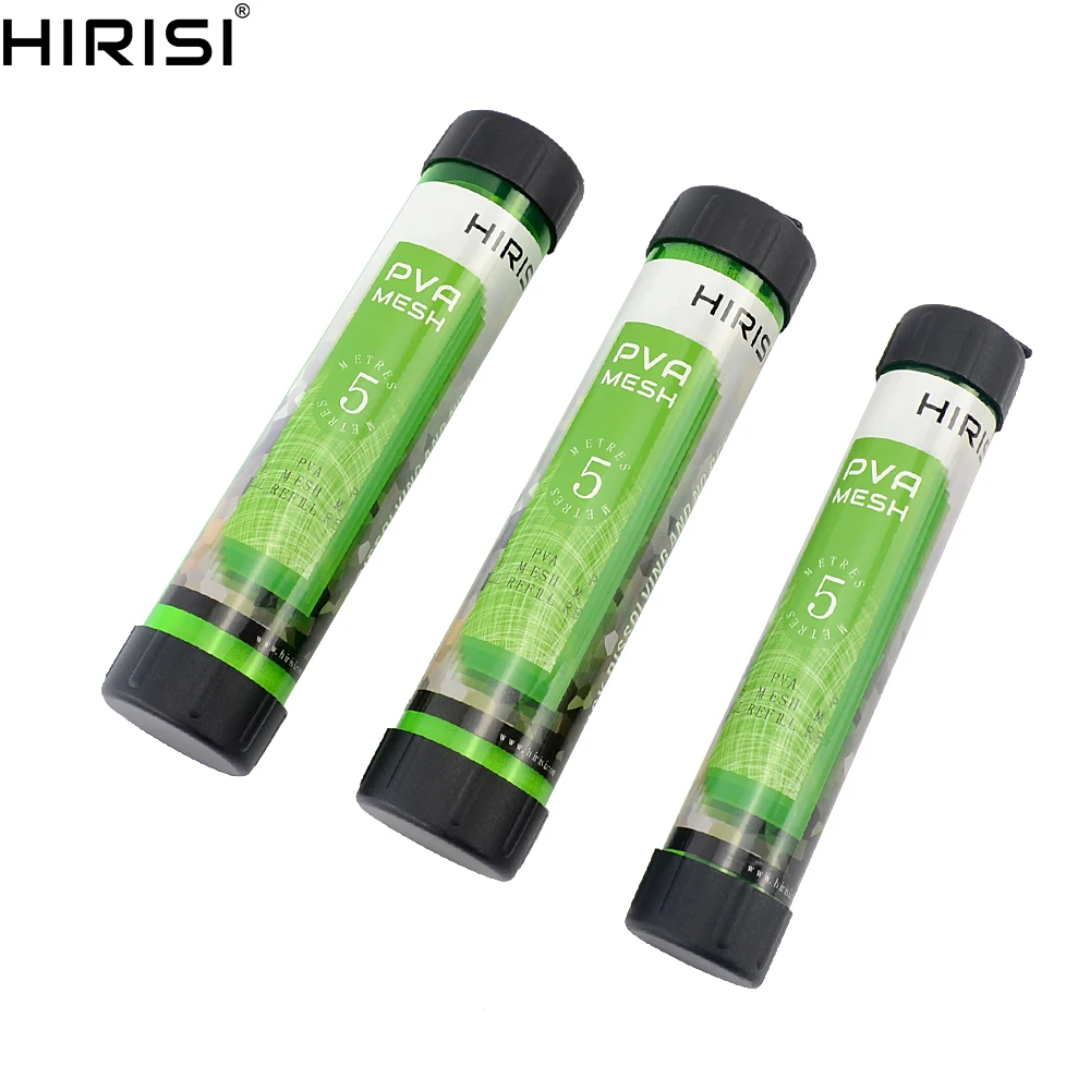 1X 5M Carp Fishing PVA Mesh In Tube for Fishing Bait Quick Dissolving Carp Fishing Feeder