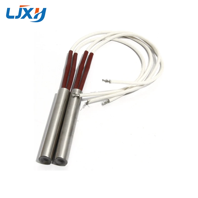 LJXH 2PCS 12.5mm 80~150mm Tubular Cartridge Heater 110/220/380V 304SS Electric Heating Pipe 310/330/390/470/580W Resistance Part