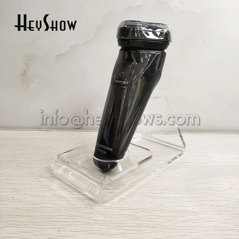 Acrylic Display Stand for Shaver,Hairdressing, Hair Clippers, Electric Clippers, Razors, Beauty Instruments with Protective Film