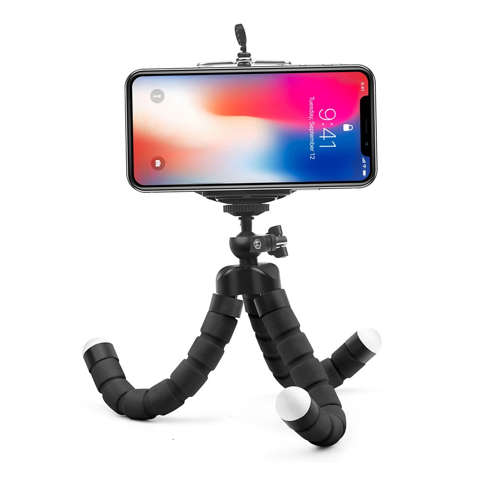 New Phone Tripod Mini Flexible Octopus Tripod Mini Portable Tripod Holder For iPhone Xiaomi Huawei Mobile Phone Smartphone