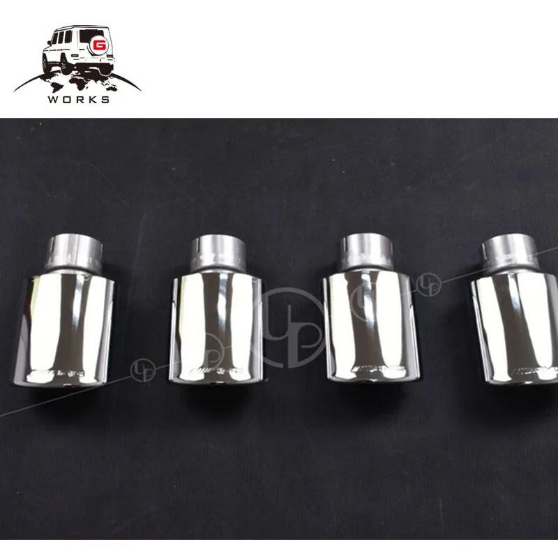 G class W463 G350D  exhaust system with  Simulated Sound Wave  for W463 G350D  muffler tips end pipes 90-18y