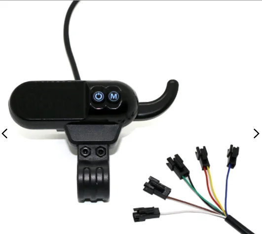 30V-60V motorcycle steering electric accessories throttle and battery indicating electric bicycle handle bar