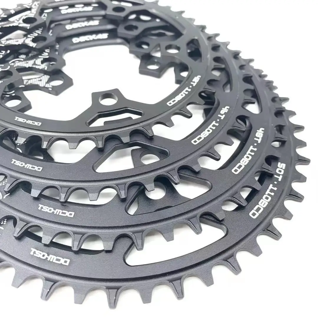 Deckas 110/5 BCD 110BCD Road Bike Narrow Wide Chainring 36T-58T Bike Chainwheel Forshimano Bicycle Crank Accessories