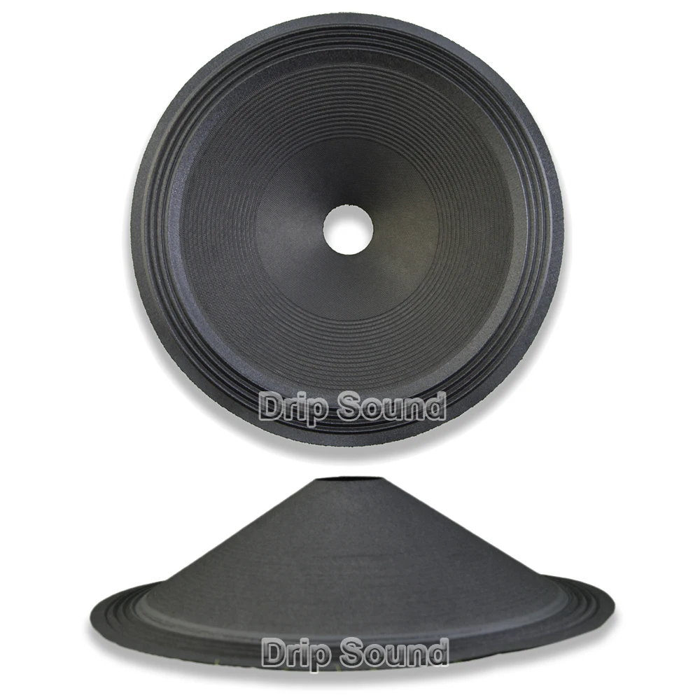 

12" inch 293mm 38.5mm Core Speaker Cone Paper Basin Woofer Drum Paper 4-Ring Cloth Edge Trumper Bass Repair Parts #3