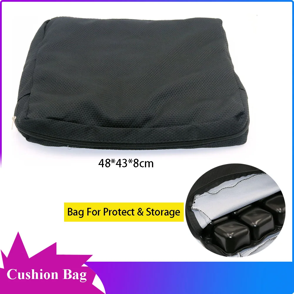 Anti-Decubitus Airbag Inflatable Seat Cushion Storage Bag Breathable Organizer Protector for Wheelchair/Car/Motorcycle/Office