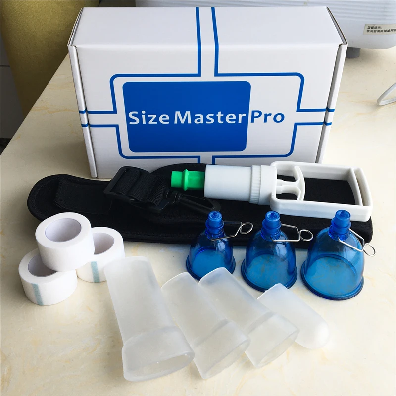 Male Penis extender Enlarger Handle Pump Cups Vacuum Master enlargerment Enlargement Stretcher Enhancement Belt man sex tools