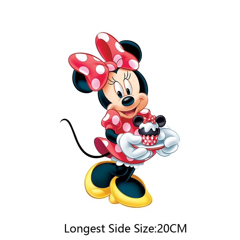 Mickey Mouse iron on patch for clothing DIY Heat Transfer Sticker  For child sewing Clothes boys girls T-shirt Cartoon Appliques