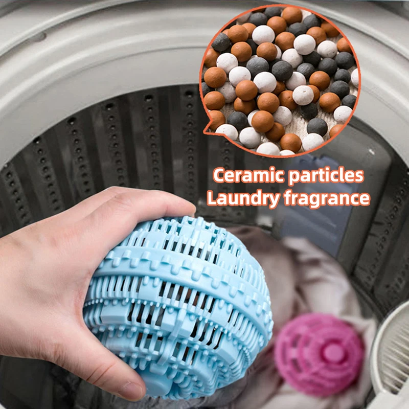 Obelix Reusable Eco Natural Magic Laundry Ball Orb No Detergent Wash Wizard Style Washing Machine Plastic Balls  Cleaning Tools