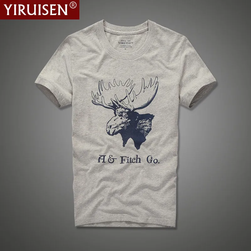 Homme Printing Mens T-Shirt YiRuiSen 100% Cotton Vintage AF Summer Casual Round Neck T shirt Comfortable Breathable Short Sleeve