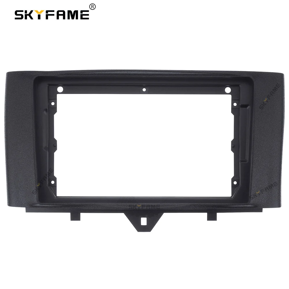 SKYFAME Car Frame Fascia Adapter Android Radio Dash Fitting Panel Kit For Benz Smart Fortwo 451