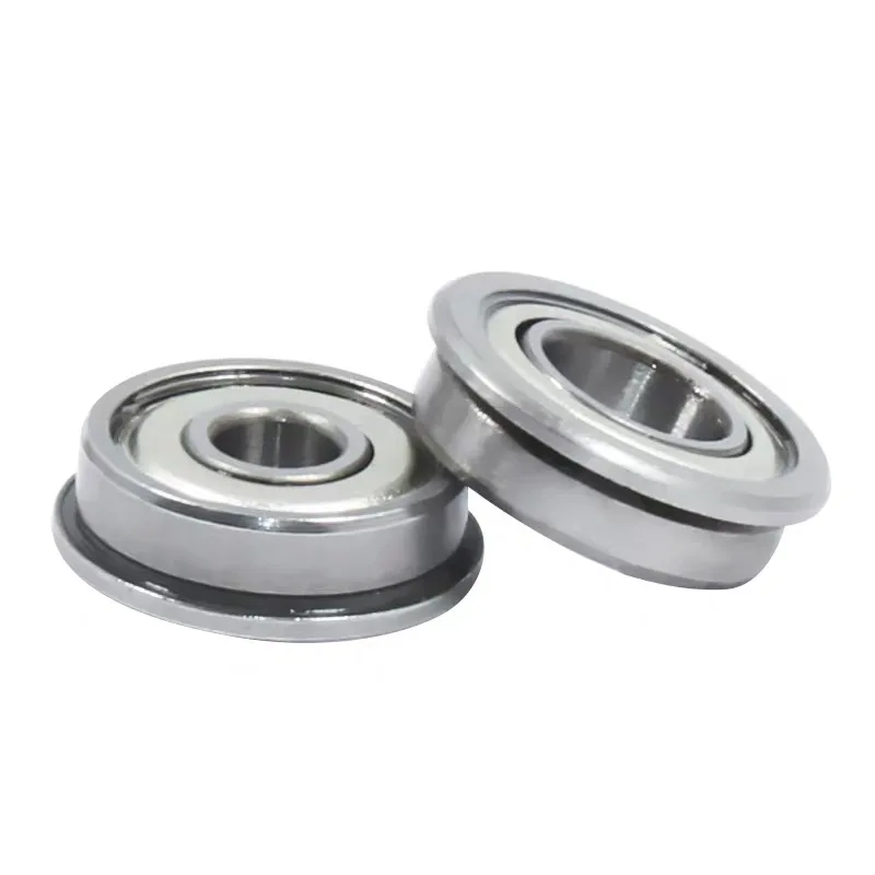 50pcs flange bearing F604ZZ F605ZZ F606ZZ F607ZZ F608ZZ F609ZZ flanged deep groove ball bearing 3D Printer Parts