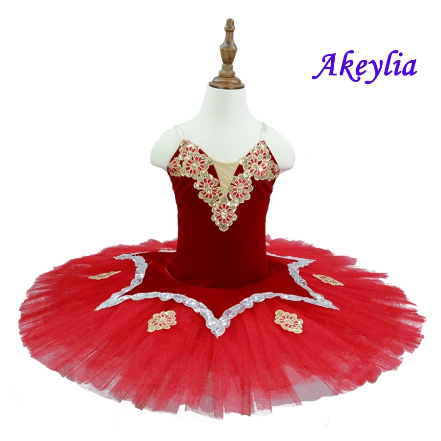 

Kitri Don Quixote Ballet Tutus Skirt Classical Ballerina Stage Costume Women Adult Black Red Professional Ballet Tutu Costume