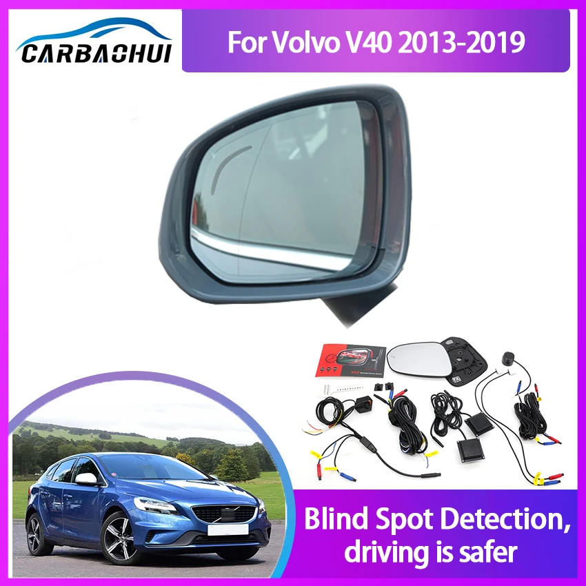 

Car Blind Spot Mirror Radar Detection System BSD Microwave Blind Monitoring Assistant Driving Security For Volvo V40 2013-2019