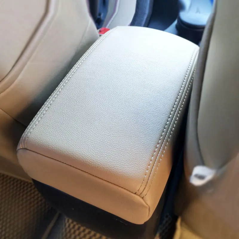 

Soft Leather Armrest Cover For Nissan Qashqai 2008 - 2016 2017 Car-styling Center Control Armrest Box Skin Cover Sticker Trim