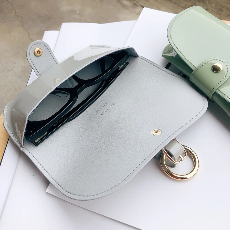 New Hot Fashion Jelly Bright solid Color Eyewear Case Protective Cover Women Sunglasses Case Box Reading Eyeglasses Glasses Bag