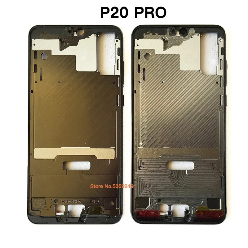 For Huawei P20 Pro CLT-AL00 L09 L29 Metal Front Middle LCD Screen Housing Frame Bezel Chassis Replacement Repair For Huawei P20