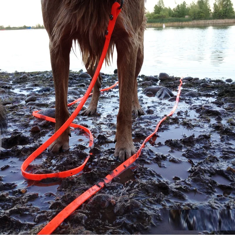 Waterproof PVC Pet Dog Leash small Large Puppy Dog Leash Recall Training Tracking Obedience Long Lead Easy to clean Rope 5m 10m