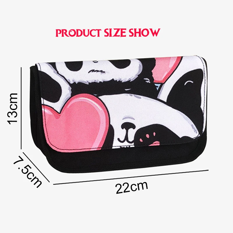 Astuccio per matite Anime Bungou Stray Dogs per adolescenti studente borsa cosmetica per bambini materiale scolastico portatile custodia per penna