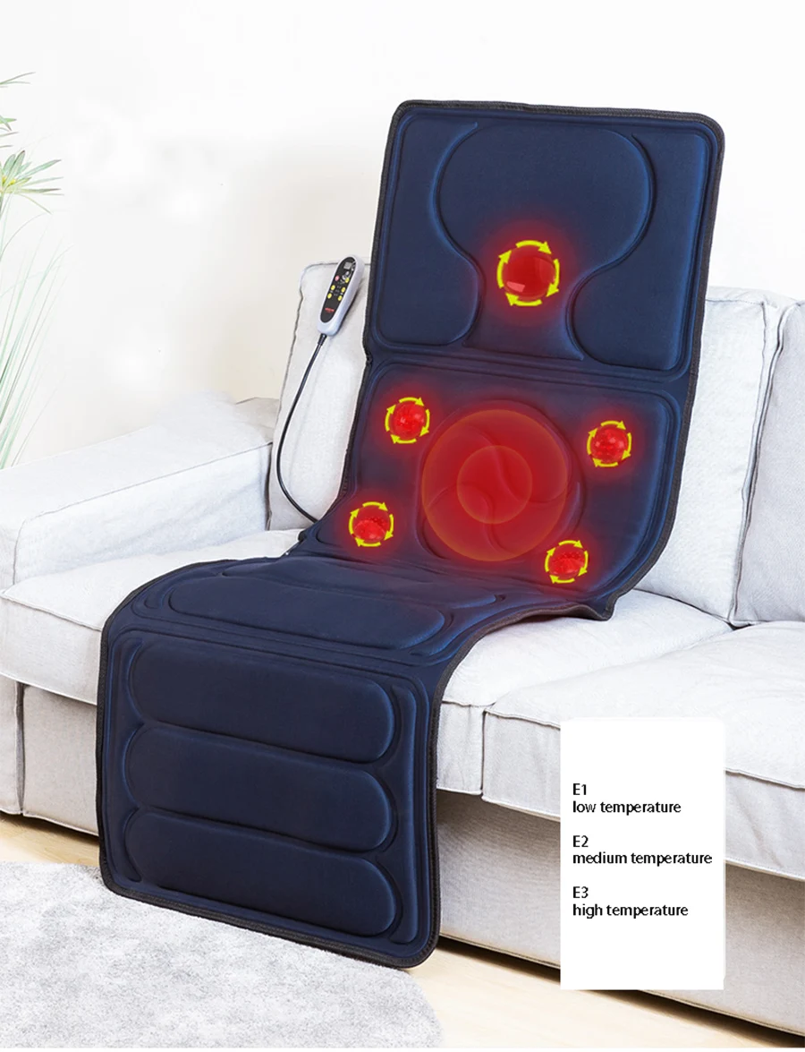 Cervical Massager Multifunction Body Home Back Waist Backrest Electric Upholstery Mattress Pressing Waist Instrument