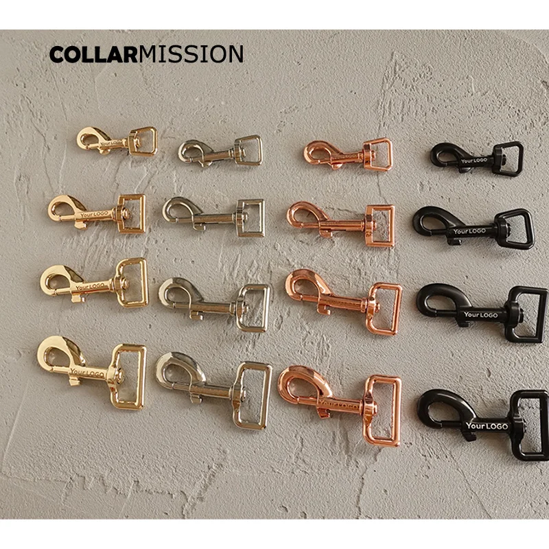 100pcs/lot Metal dog clasp for 15,20,25,30mm DIY sewing accessory buckle,We provide laser engraving service customize LOGO