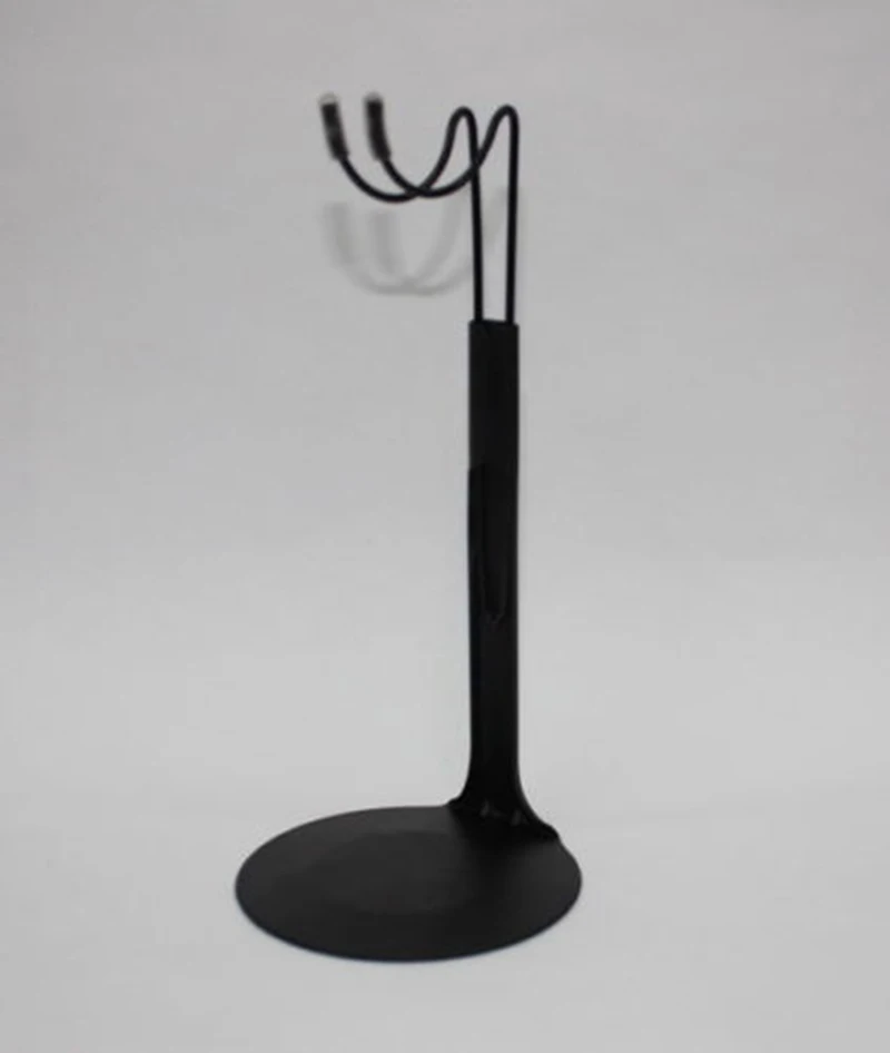 1/6 Stand Figure Body Black 1/6 Scale Figure Metal U Type Display Stand(Adjustable Height) For 1/6 Action Figure Accessories