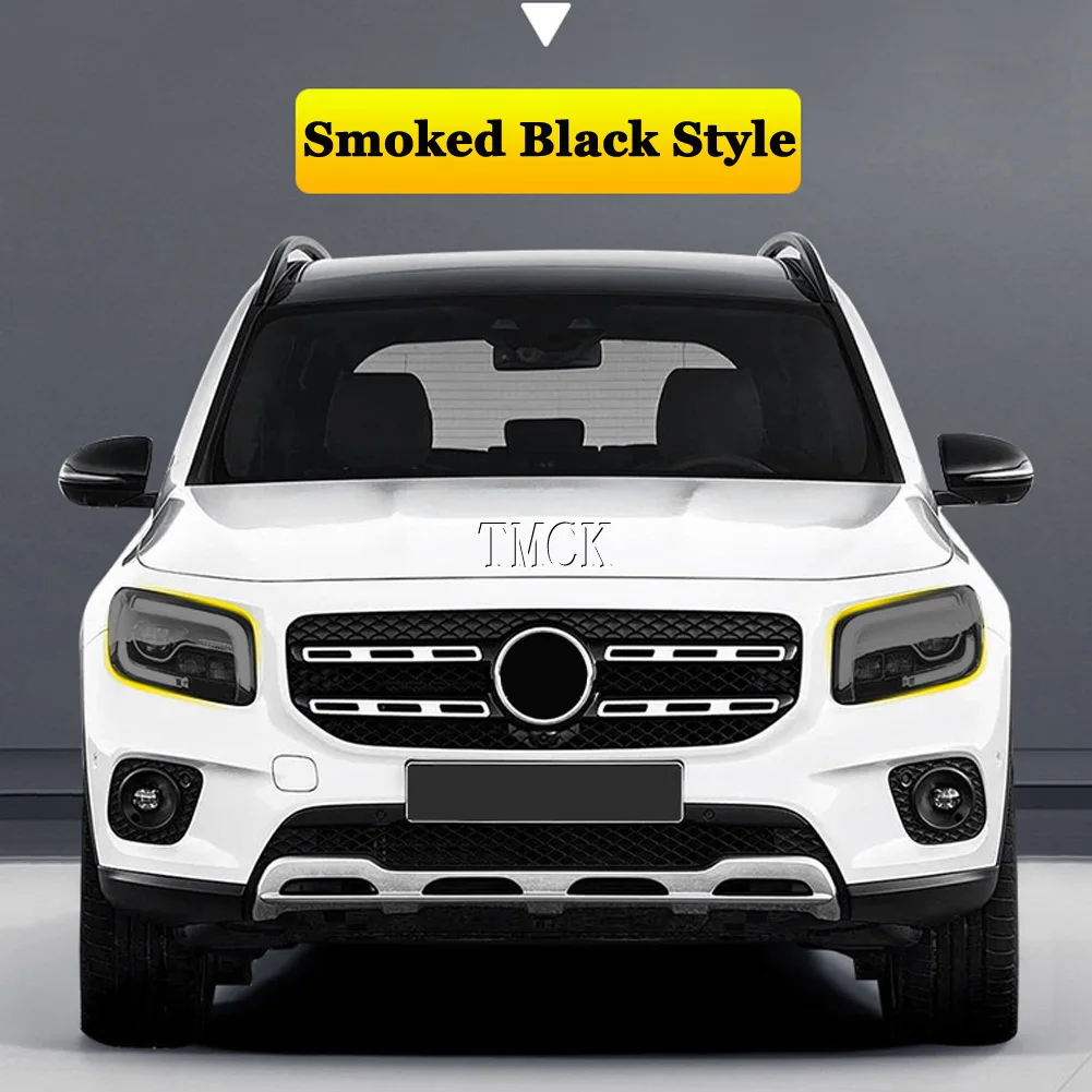 NEW For Mercedes Benz GLB Class X247 2020 2021+ Car Accessories Front Headlights Rear Taillight TPU Smoked Black Protective Film