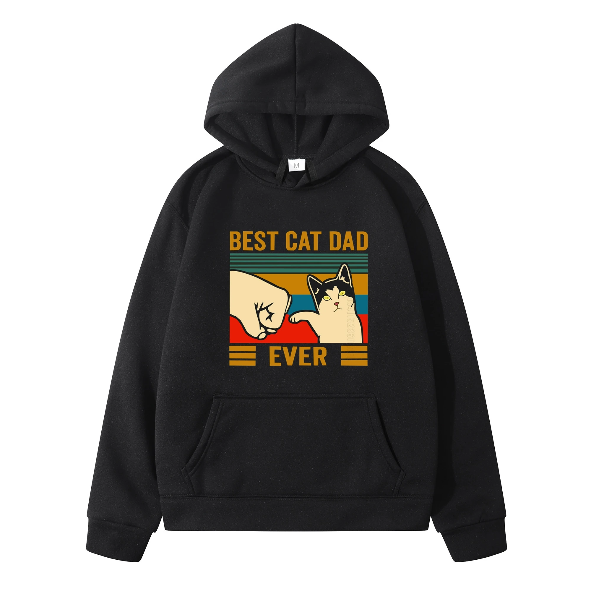 

Best Cat Dad Ever Print Men's Hoodie Fall Hip Hop Sweatshirt Men's Pullover Streetwear Hoodie Men's Japan Hoodie Men