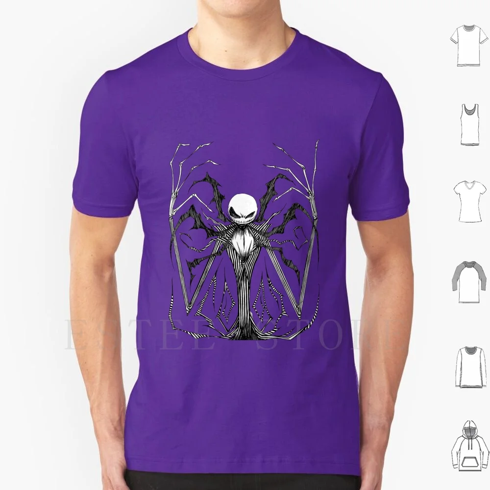 T Shirt Men Cotton 6xl Tim Burton Jack Film Animation
