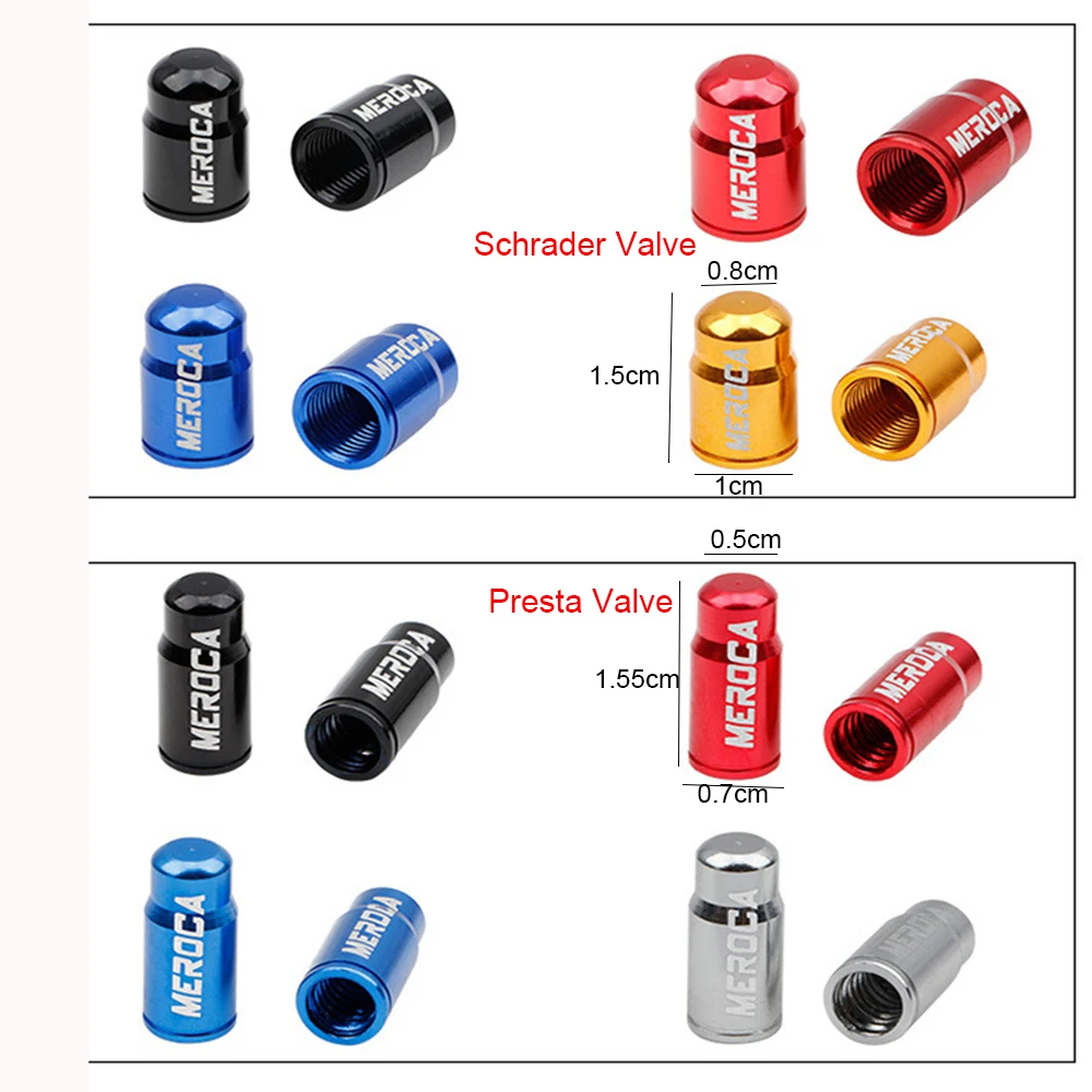 2pcs Schrader/Presta Derailleur Shift Brake Accessories Cable End Cap Dust Cover Wire Tip Housing